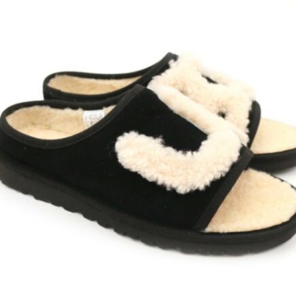 UGG Slide Slippers Sheepskin Women's 5 NEW IN BOX - Picture 3 of 5